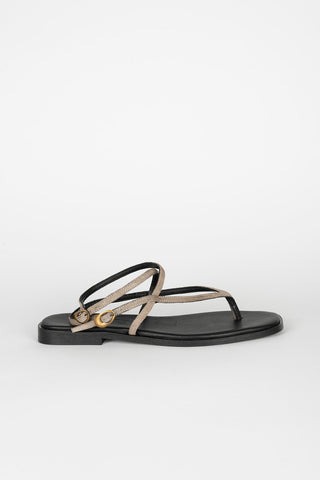 Claudine green sandal