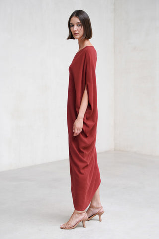 Amanda terracotta dress