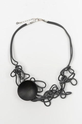 COLLAR CORTO FL PRIVATE CÍRUCLO CORDÓN GRIS