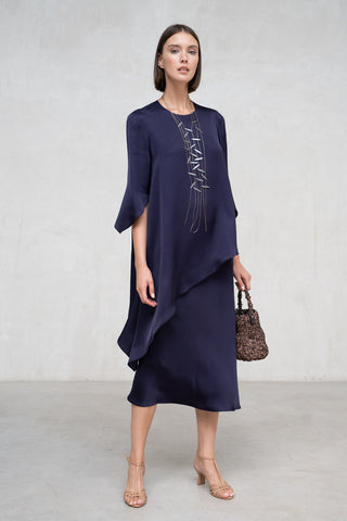 Celeste necklace with silver capsules FL Private Collection