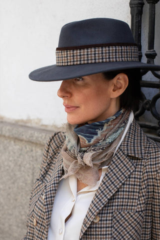 Sombrero Verona gris | Rivera x Alexia Álvarez de Toledo