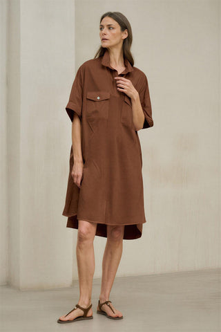 Vestido Orlena marrón