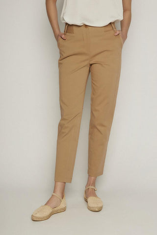 Jacy camel pants