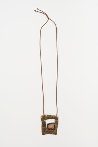 Lafon Brass Necklace