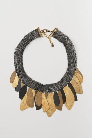 Collar Firalon malla antracita FL Private Collection