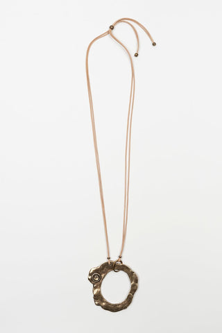 Orvella Brass Necklace