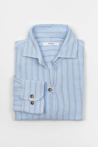 Elian sky blue Rivera shirt