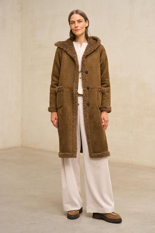 Montara reversible brown coat