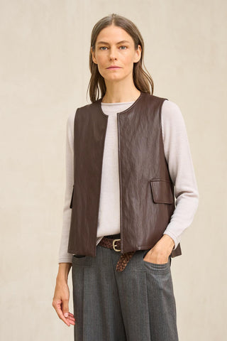 Arlet brown vest