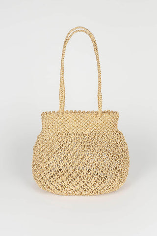 Bolso Maelis dorado champagne