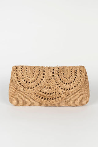 Natural raffia Elira bag