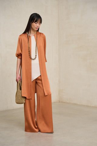 Sorelle orange frock coat