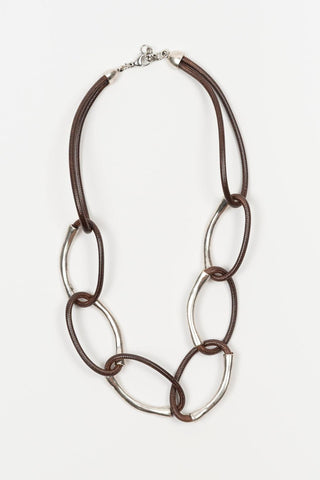 Carise silver necklace