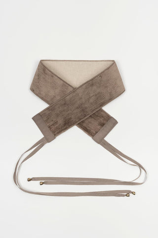 Verna Mink Velvet Sash