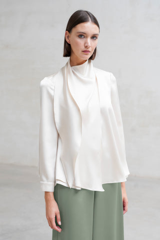 Sessa nude blouse