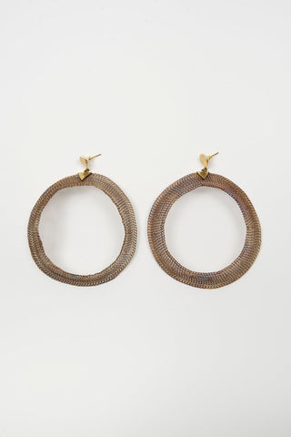 PENDIENTES MALLA TORNASOLADO