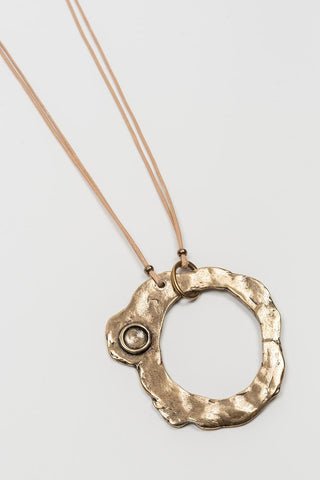 Orvella Brass Necklace