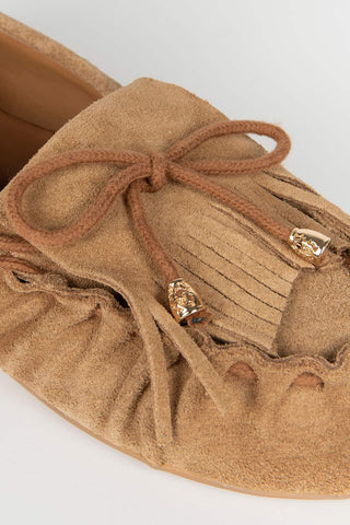 Mocasín Flecco camel