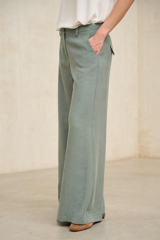 Pantalón Lysel verde salvia