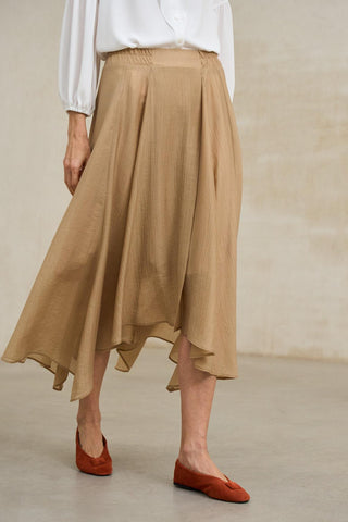 Nadeya Camel Skirt