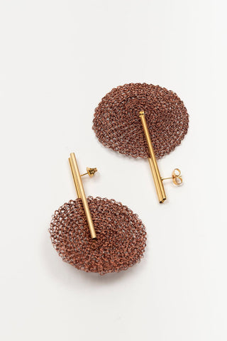 Pendientes Soandres cobre rosado FL Private Collection