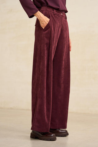 Burgundy Érval Trousers