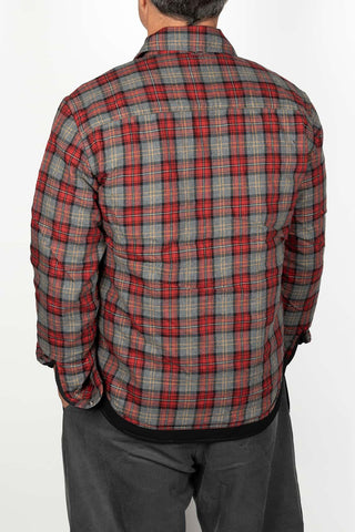 Camisa KOIKE Potes cuadros gris, rojo y amarillo