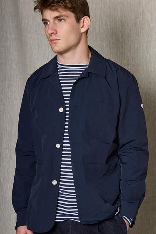 Koike navy blue shirt