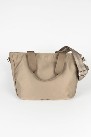 Lyra khaki nylon bag