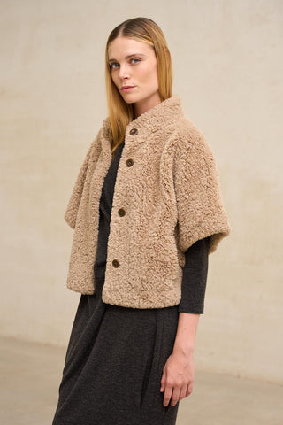 Abrigo Aldoria beige reversible