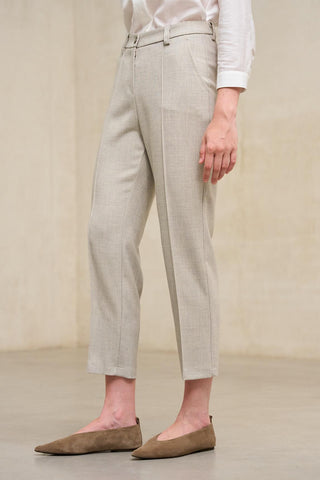 Leto melange stone pants