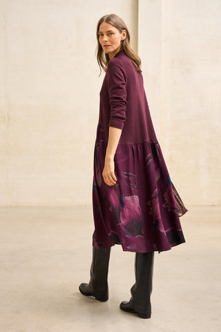 Vestido Dalia floral de punto