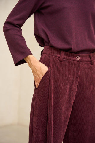 Burgundy Érval Trousers