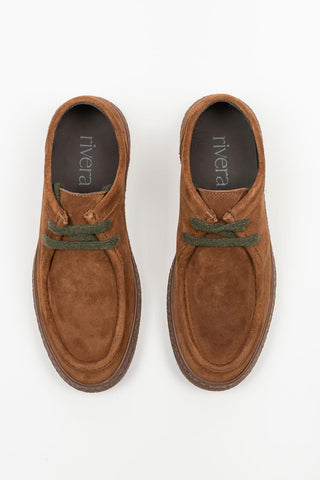 Zapato Wallabee camel