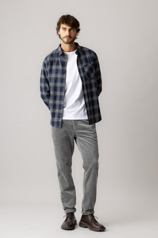 Pantalón de pana Tovel gris claro Mos Mosh