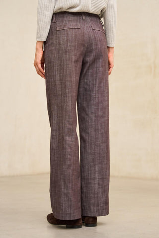 Pantalón Xena denim marrón