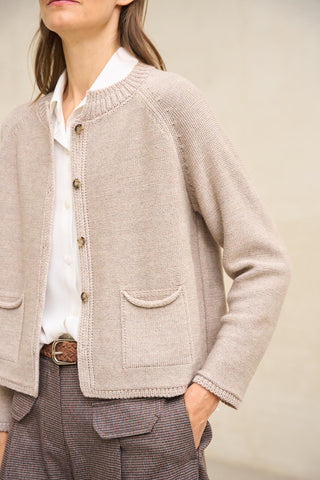 Dune mink cardigan