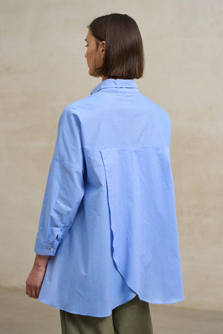 Seraya medium blue shirt