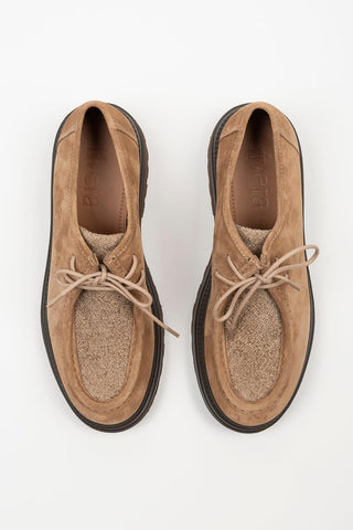 Teo camel suede shoe