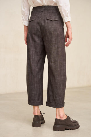 Pantalón Baru denim marrón
