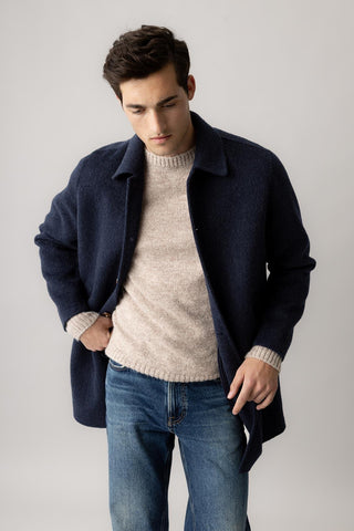 Mos Mosh Vardek Navy Coat