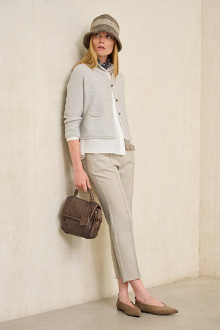 Leto melange stone pants