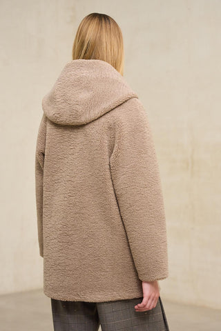 Abrigo Verdora topo reversible