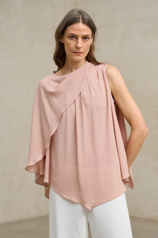 Blusa Támara rosa empolvado