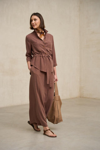 Narel terracotta trousers
