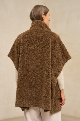 Alvoria reversible brown coat
