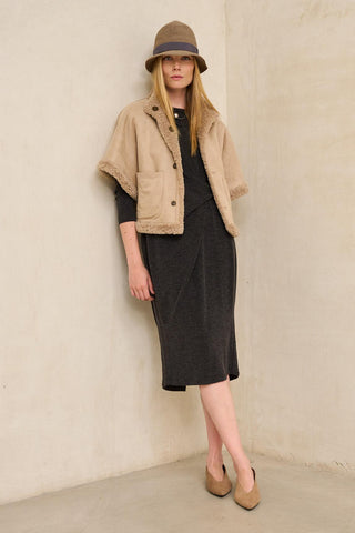 Abrigo Aldoria beige reversible